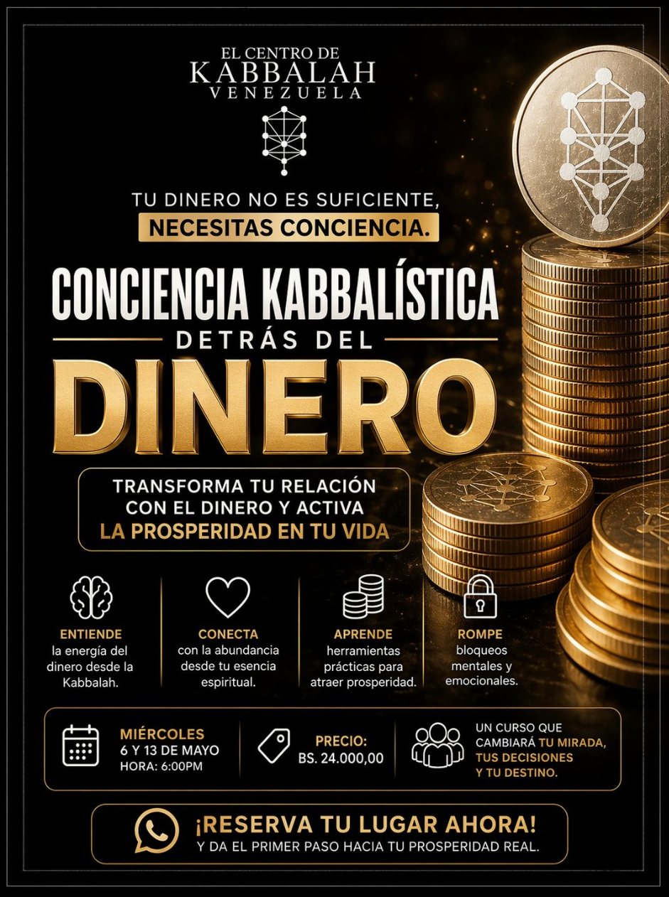 Seminario Conciencia Kabbalística detrás del Dinero