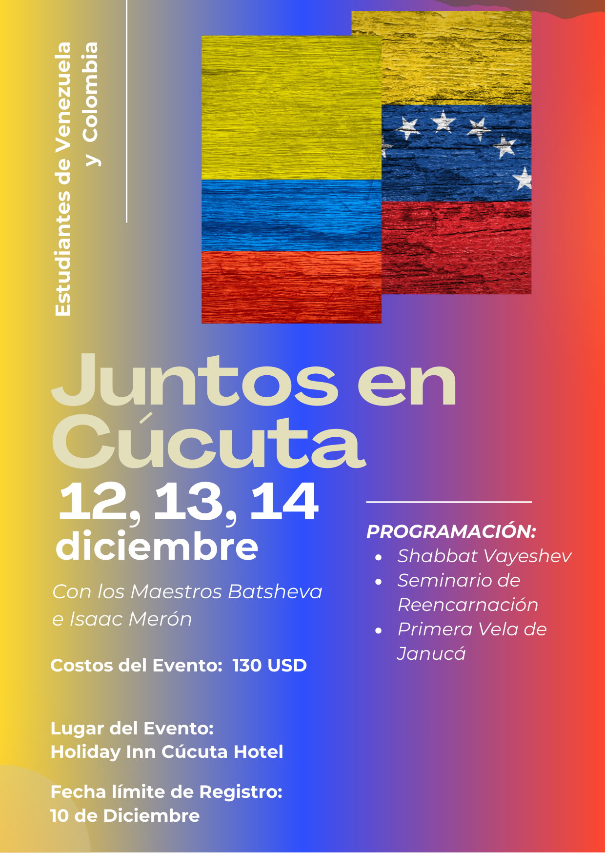 Shabbat Vayeshev en Cúcuta